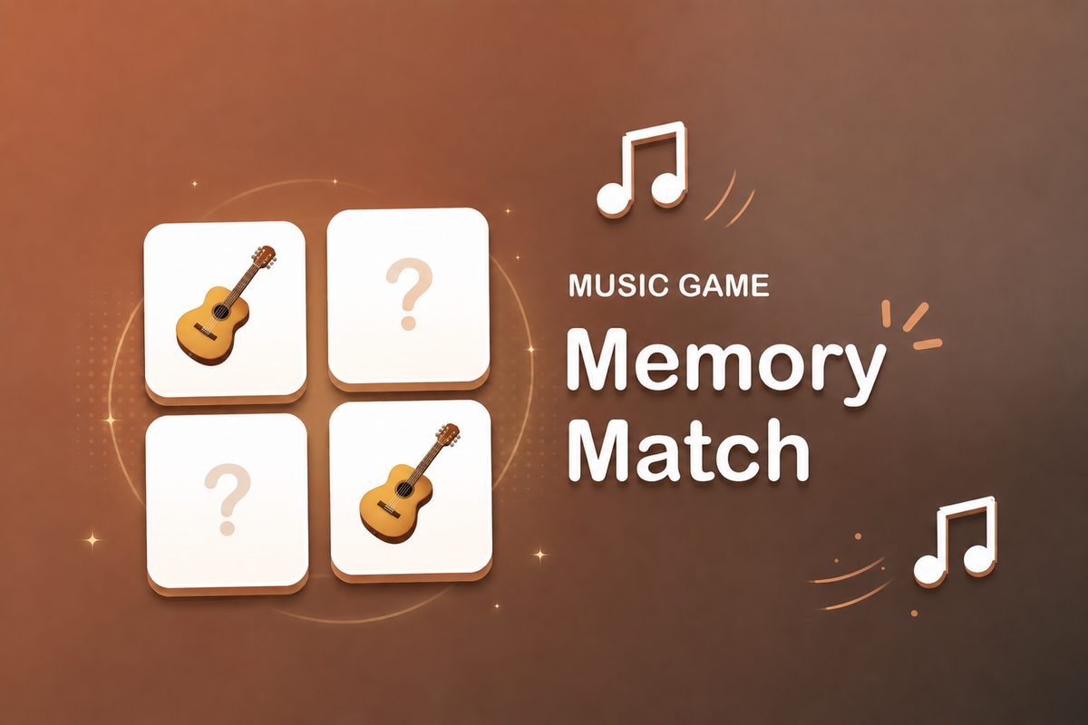 Music Memory Match game
