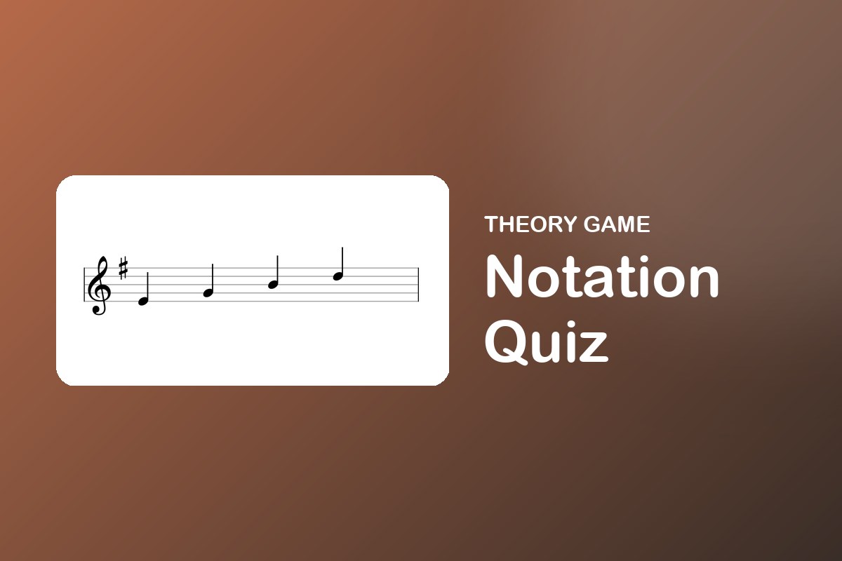 Notation Quiz game